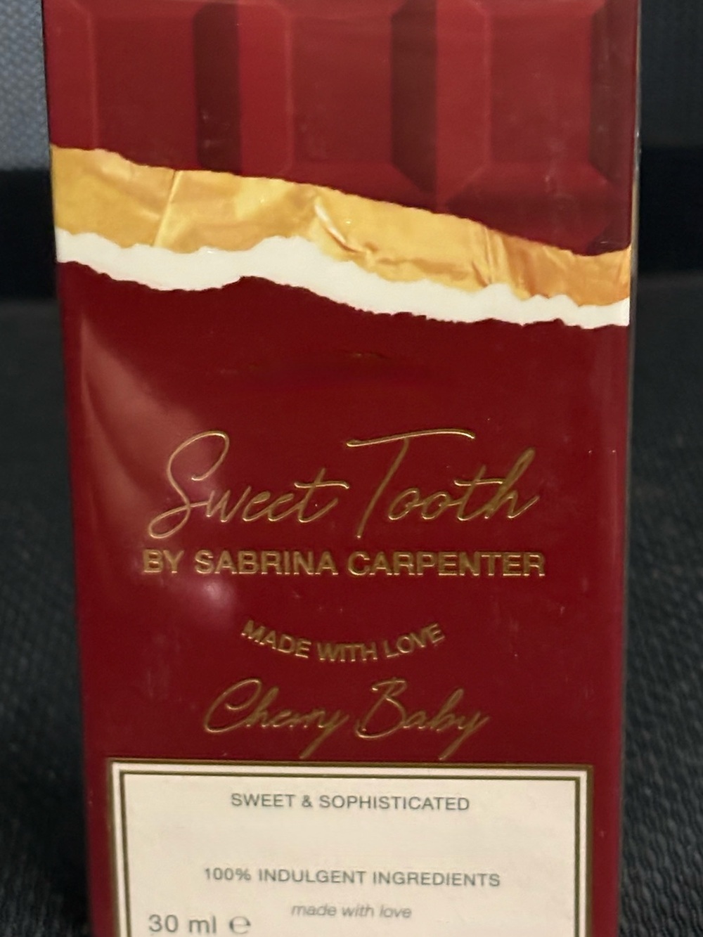 Sabrina Carpenter Sweet Tooth by Cherry Baby brand new in sealed box 1oz